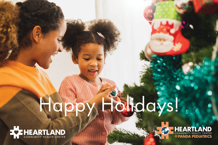 Happy Holidays to you and your family! Heartland @ Panda Pediatrics will be closed Friday, Dec. 24 - Monday, Dec. 27. We will be open with normal business hours on Tuesday, Dec. 28.