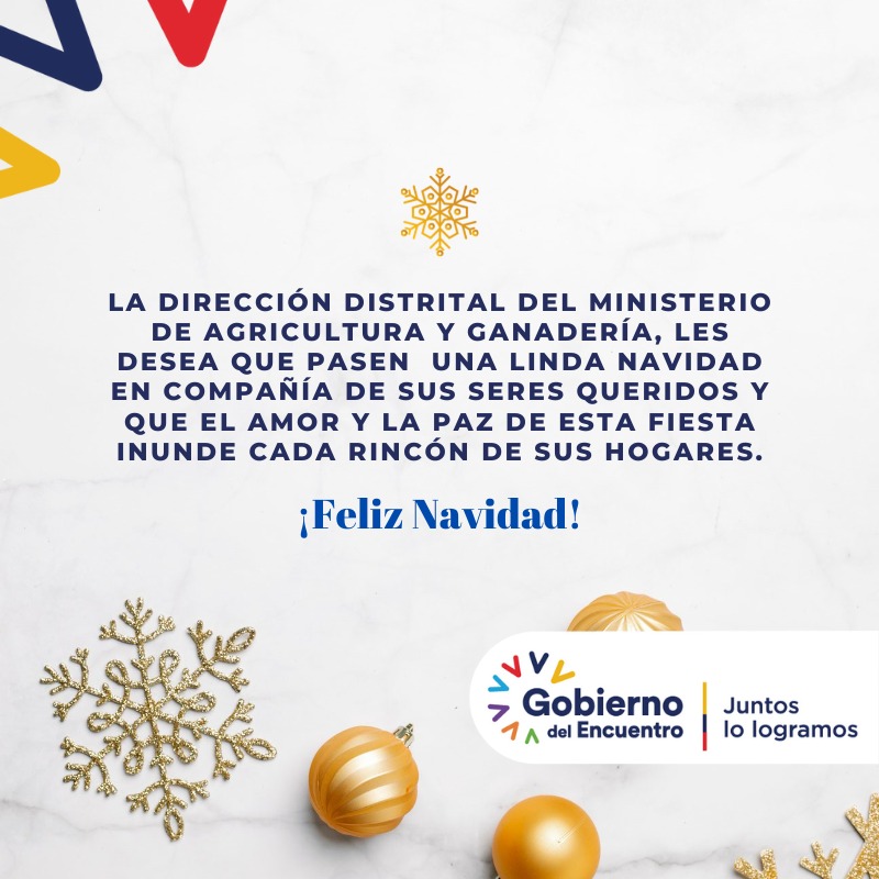Agricultura_CZ4's tweet photo. Que ésta navidad prevalezca el amor, la solidaridad y la paz. 
Que sea un tiempo de compartir y de vivir junto a nuestros seres queridos momentos inolvidables, son los sinceros deseos del personal técnico y administrativo del @AgriculturaMAN
 #FelizNavidad2021 https://t.co/vooRinUMkF