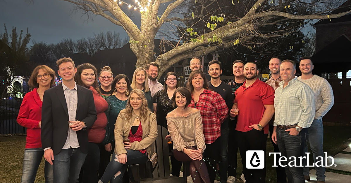 TrukeraMedical's tweet photo. Wishing everyone a very #HappyHolidays, from TearLab!​

#EssentialTear https://t.co/1F43lhRE2w