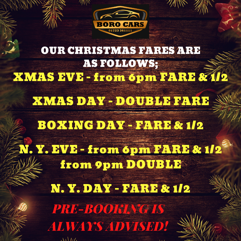 🎄🎄🎄 Don't pay double this BOXING DAY 🎄🎄🎄
See our Christmas fares below. 
Merry Christmas everyone 🎅
