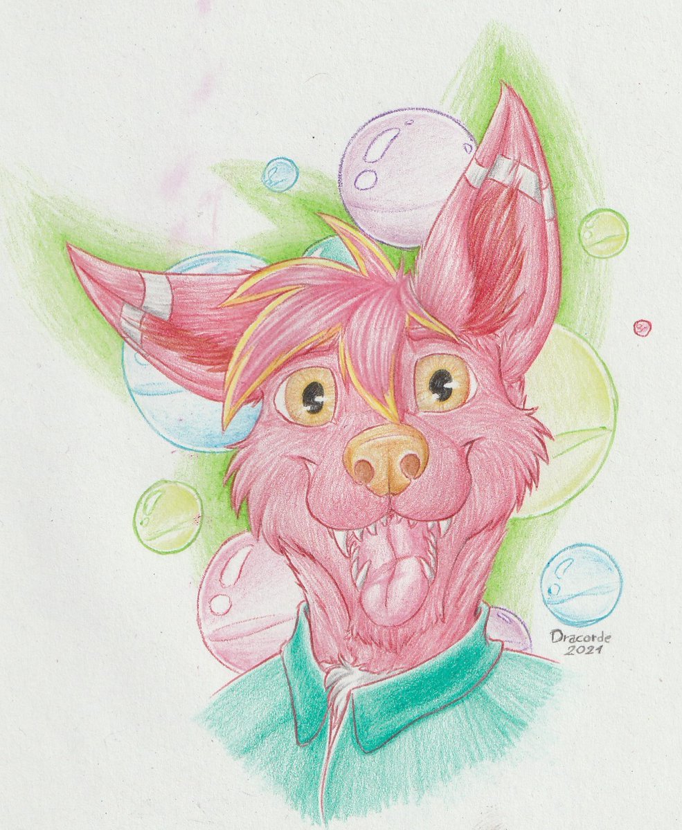 Little piece for <a href="/Stickmanwww/">Steeve 🐾</a> of his adorable redness. 
With all those red and green you can say it's Christmas theme.