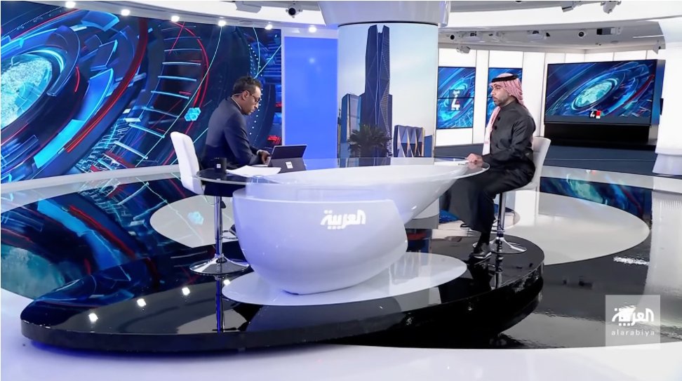 vizrt's tweet photo. Take a look at @AlArabiya's newly launched broadcast facility in the capital of Riyadh, showcasing a variety of augmented reality elements in the studio, powered by #Vizrt tools &amp; Viz Engine 4 👉 https://t.co/kP8RY5F6VZ. Congrats!👏👏 #VizrtGraphics #VizrtTools #VizEngine https://t.co/WKNgzRr6hs