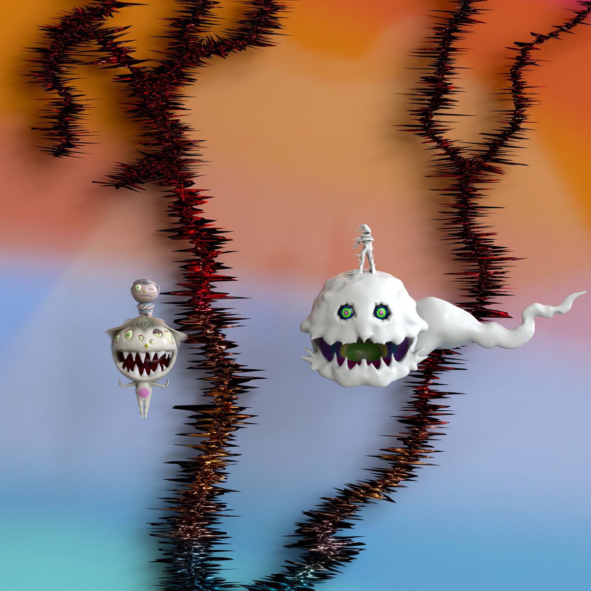 No_paradigms's tweet photo. Going to remake the kids see ghosts cover again. One final time. https://t.co/C1IFyhV7Ru