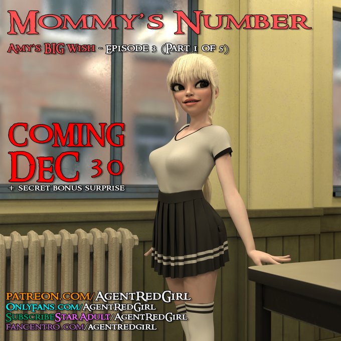 Mommy's Number + Super Secret Bonus Surprise Coming December 30th =)

Get immediate access upon release