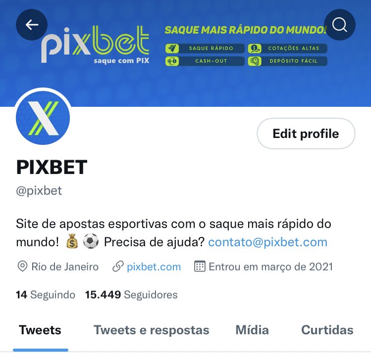 código bônus pixbet