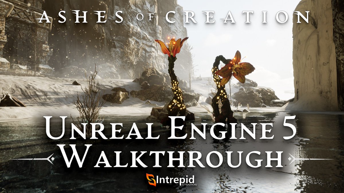 AshesofCreation's tweet photo. 🧡 Thank you for tuning into our stream!

While the full broadcast video renders, check out our walkthrough of #AshesofCreation with some of the exciting UE5 changes we've already implemented! https://t.co/HImeWvW2Bj https://t.co/c2EhzbWRJU