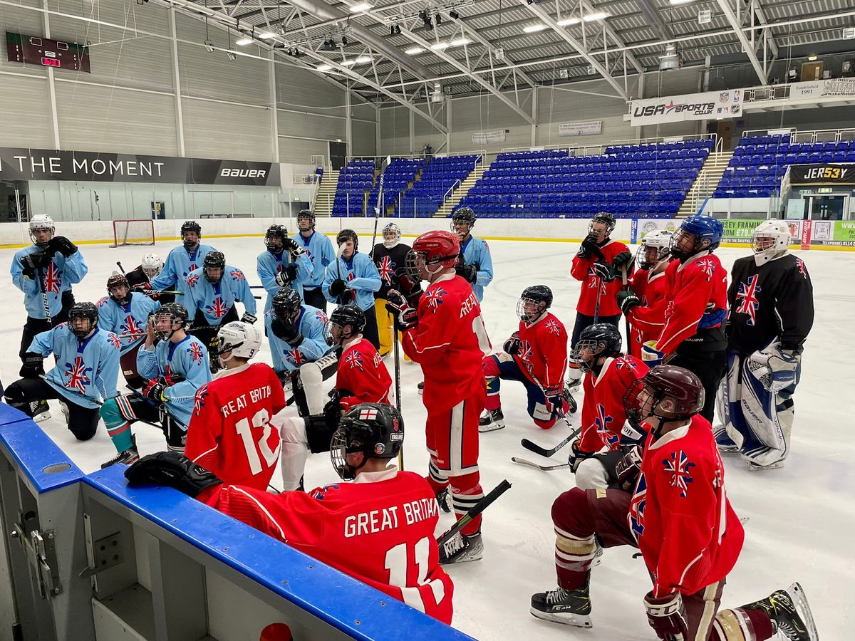 GB Under-18s held a two-day camp in Sheffield this week as they continue their preparations for April's <a href="/IIHFHockey/">IIHF</a> World Championship Division II Group A, where they will face hosts Estonia, along with Lithuania, Romania, Korea and Serbia in Tallinn. 

icehockeyuk.co.uk/2021/12/23/two…