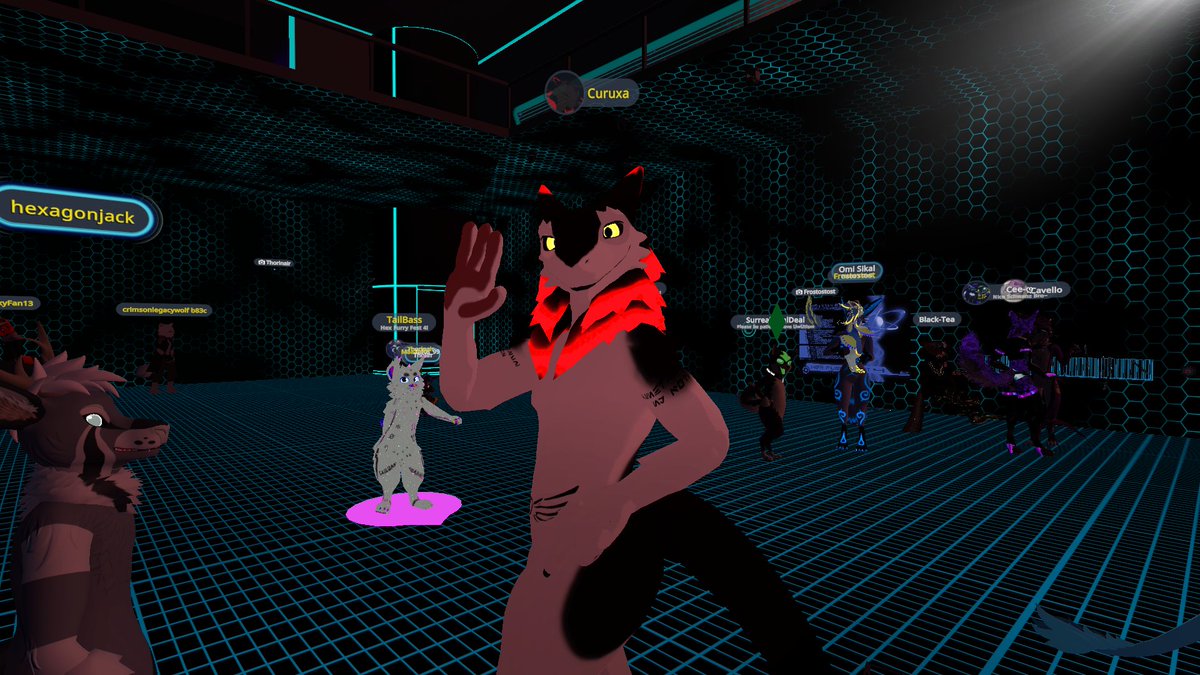ChevronTheWolf's tweet photo. @HexFurryFest #hff4 Wild happenings at Hex Furry Fest 4! @burutatsu @DJxAmyotte @CuruxaUK @hexagonjackdj https://t.co/Z4ROJgjGBW