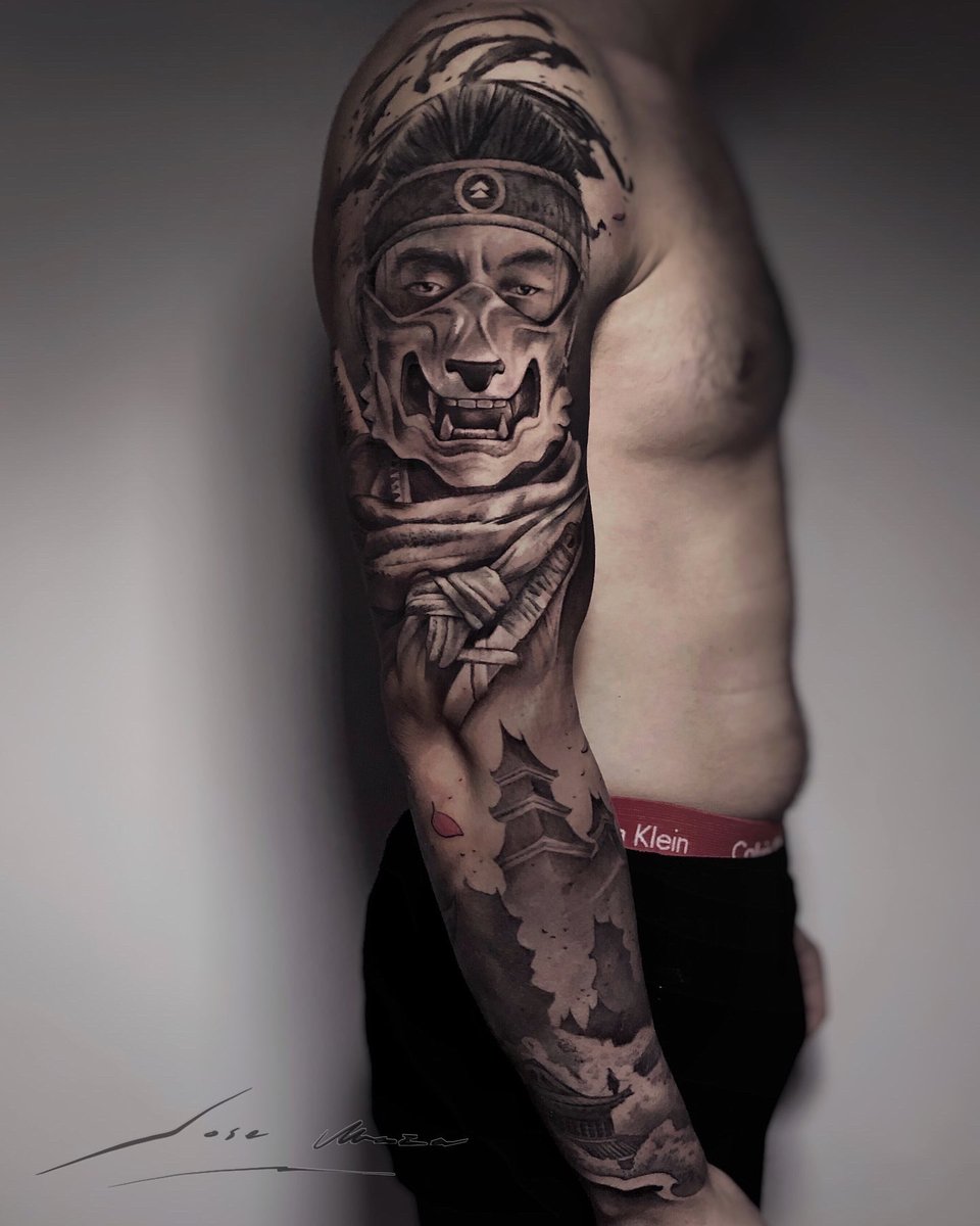 JoseMazatattoo's tweet photo. Os dejo este trabajo ambientado en Ghost of tsushima 
Espero que os guste! #game #GhostOfTsushima #tattoo #realistic #josemazatattoo https://t.co/3Hs7W4S3Uv