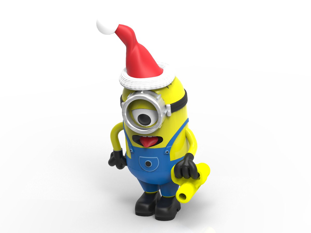 Christmas Minion Model. Happy Christmas!! 🎄 🎅 

thangs.com/haktanyagmur/C…

#3dprinter #3d #3dmodeling #design #designer #designweek #thangs #christmas #happynewyear