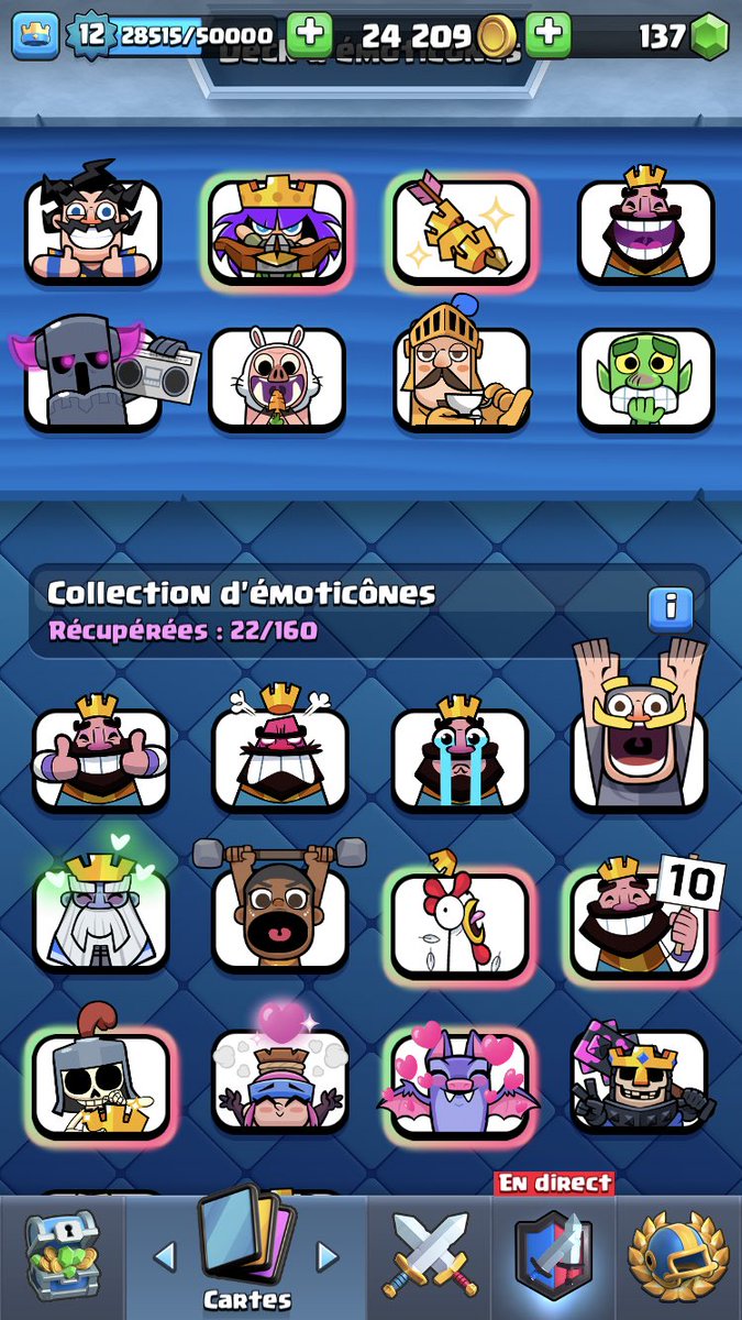 EudeLequerre's tweet photo. Vente compte clash royale 5€, 

Bonjour je vend mon compte Clash royale, 5600 trophées, Combattant3

⚠️ME MP si intéressé ! https://t.co/e7JBDBlZTC