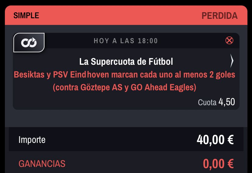 Zmentalol's tweet photo. @WinamaxDeportes 
@Winamax_Espana 
@WinamaxSport 
@Winamax 
No queréis pagar o que 
¿Como que pérdida?
PSV marcó 2
Besiktas marcó 2 https://t.co/OdZRVftaHz