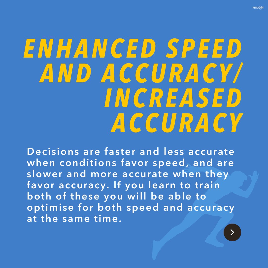 Fitlight's tweet image. ⚠️ BRAIN TALK ⚠️

5 Ways FITLIGHT® Can Help Enhance Your Performance

1️⃣  Faster Decision Making
2️⃣  Greater Mental Endurance 
3️⃣  Increased Peripheral Vision
4️⃣  Enhanced Speed and Accuracy 
5️⃣  Increased Accuracy

✍️ @louisanicola_ 

#FITLIGHT #SeeTheLight #Fitlighttraining