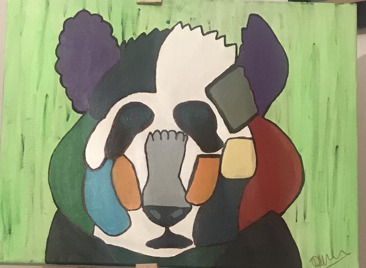 galleryofdoug's tweet photo. If #BarneyArmy #barneysback @Raybar180 wins tonight I’ll give my panda 🐼 portrait FREE first person to DM me wins just pay for postage https://t.co/UA7hiMvMc5