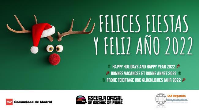 Desde la EOI de Rivas y Arganda os deseamos…
