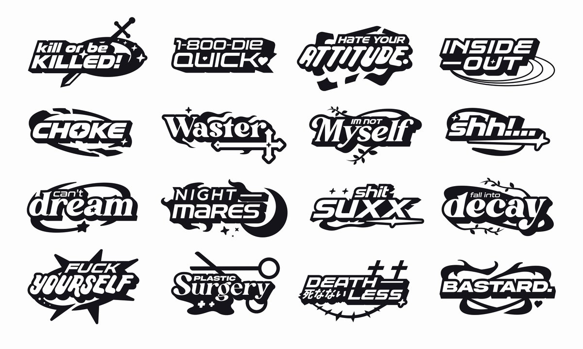 vasterity's tweet photo. Some edgy types for the timeline🥶 https://t.co/pfHfqne04T