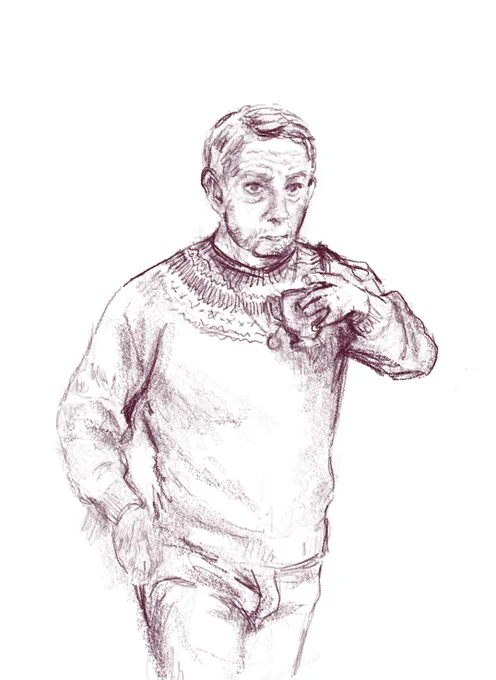🎅メリークリスマスイヴ🎄
マーティン!!
#模写 