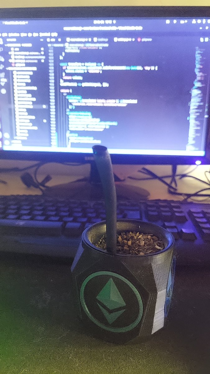 disfrutando mi mate de ethereum 🧉