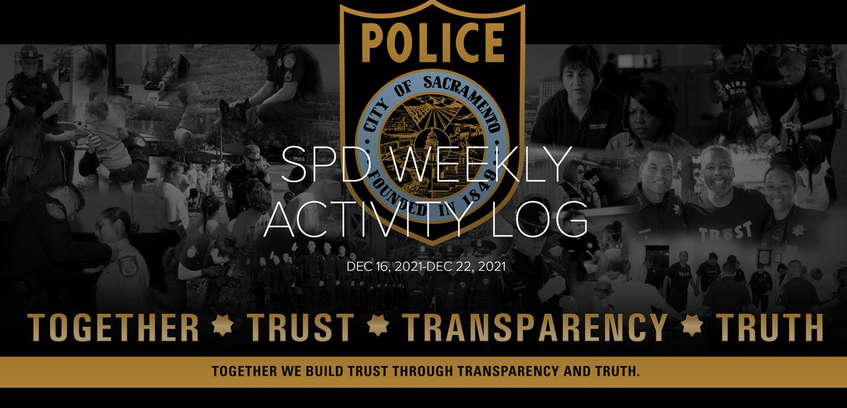 SPD Weekly Activity Log:express.adobe.com/page/I2vBboxCO… 

 Attached is the latest installment of this week’s City Council Log.  This report is for incidents that occurred throughout the city from Thursday, December 16 through Wednesday, December 22. 

#sacpd #sacramento