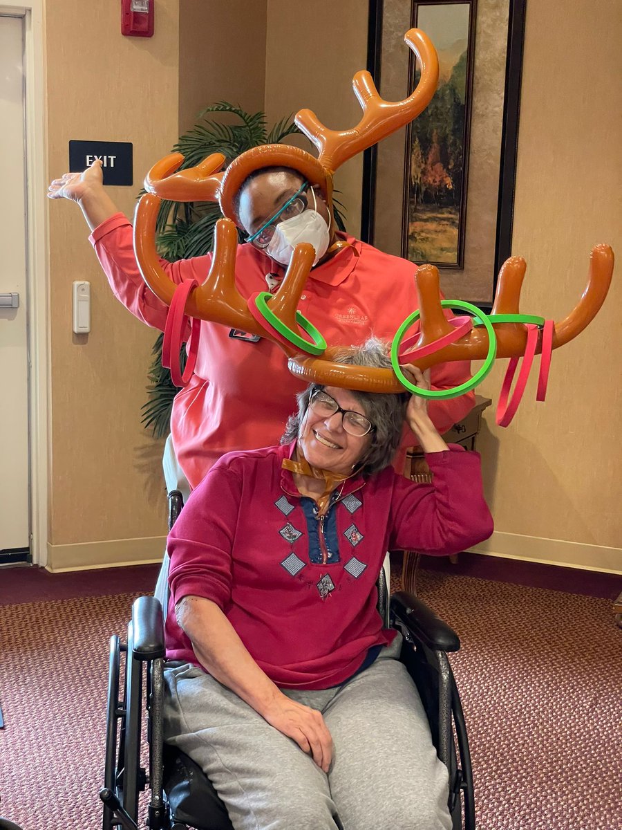 Greenleaf_HC's tweet photo. Christmas Reindeer toss https://t.co/c15x4XGwWv