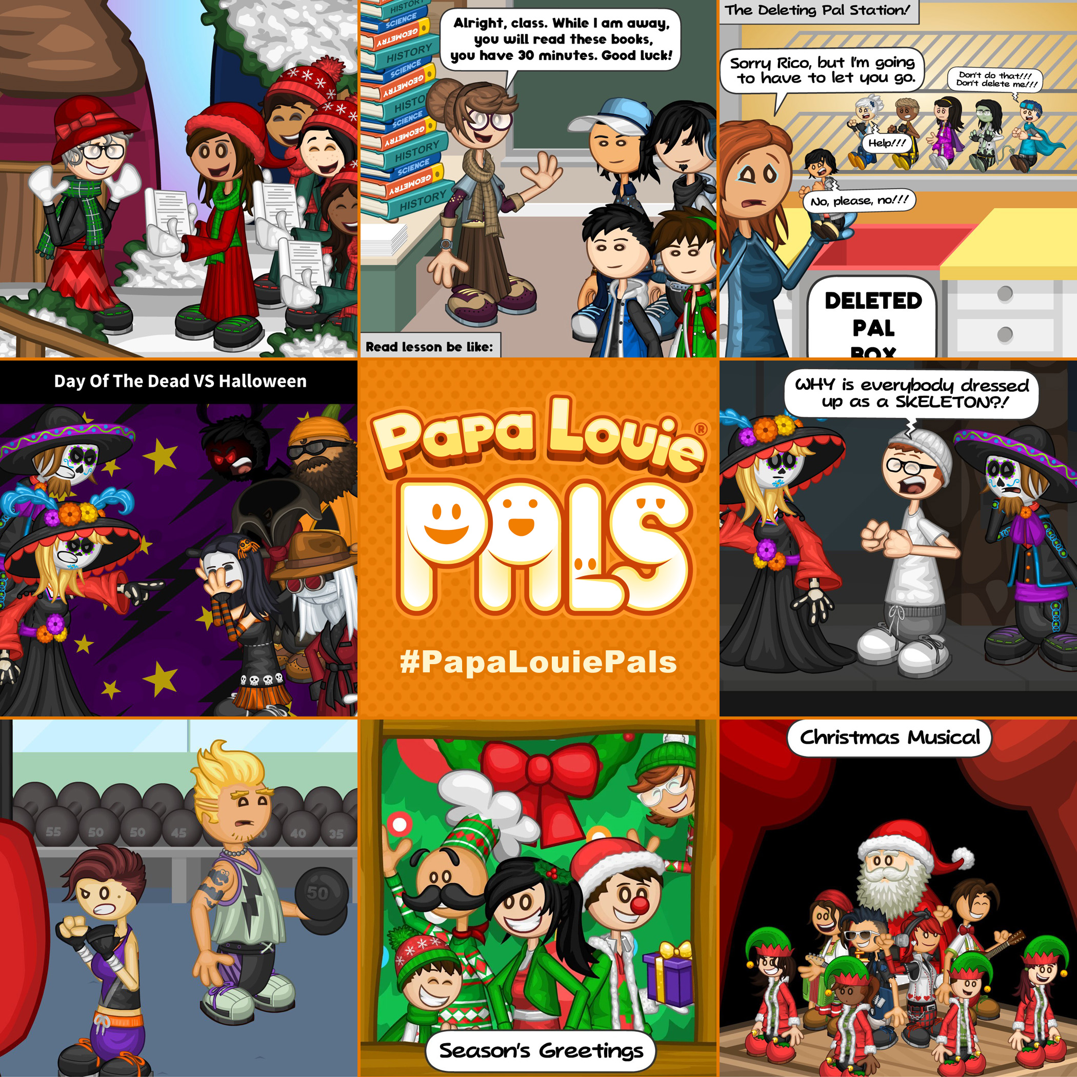 Flipline Studios - Papa Louie Pals: Fan Scenes!   #PapaLouiePals