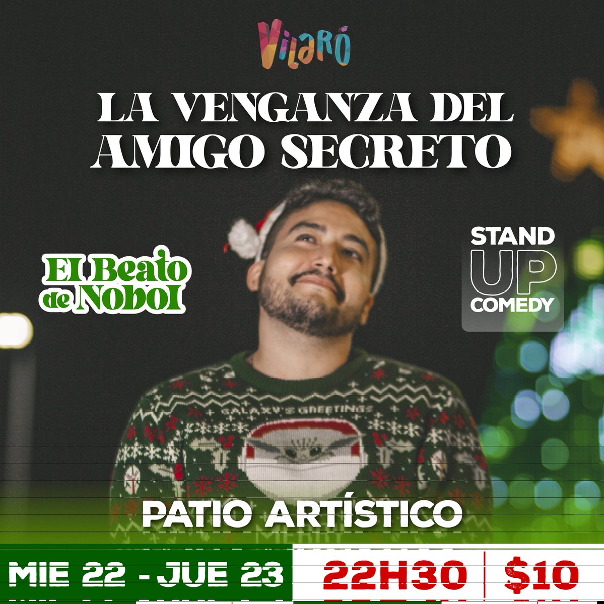gentilefusion's tweet photo. Hoy celebramos 4 años de @vilaroshow Último día abierto de esta semana. Ven a brindar con nosotros. Tendremos Terapia Navideña, La Venganza del Amigo Secreto y show musical de Maleny Rondón. Reserva tu mesa: 0984081000 https://t.co/gI1mVJdMuF