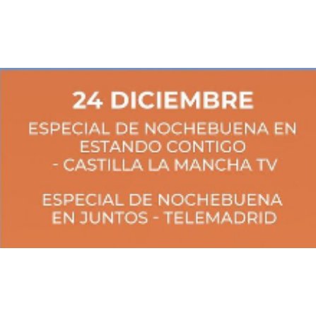 Nochebuena con Nuria Fergó!!
Actuaciones de Nuria Fergó en los especiales de Nochebuena en Castilla La Mancha TV programa "estando contigo" y en TeleMadrid en el programa "juntos"