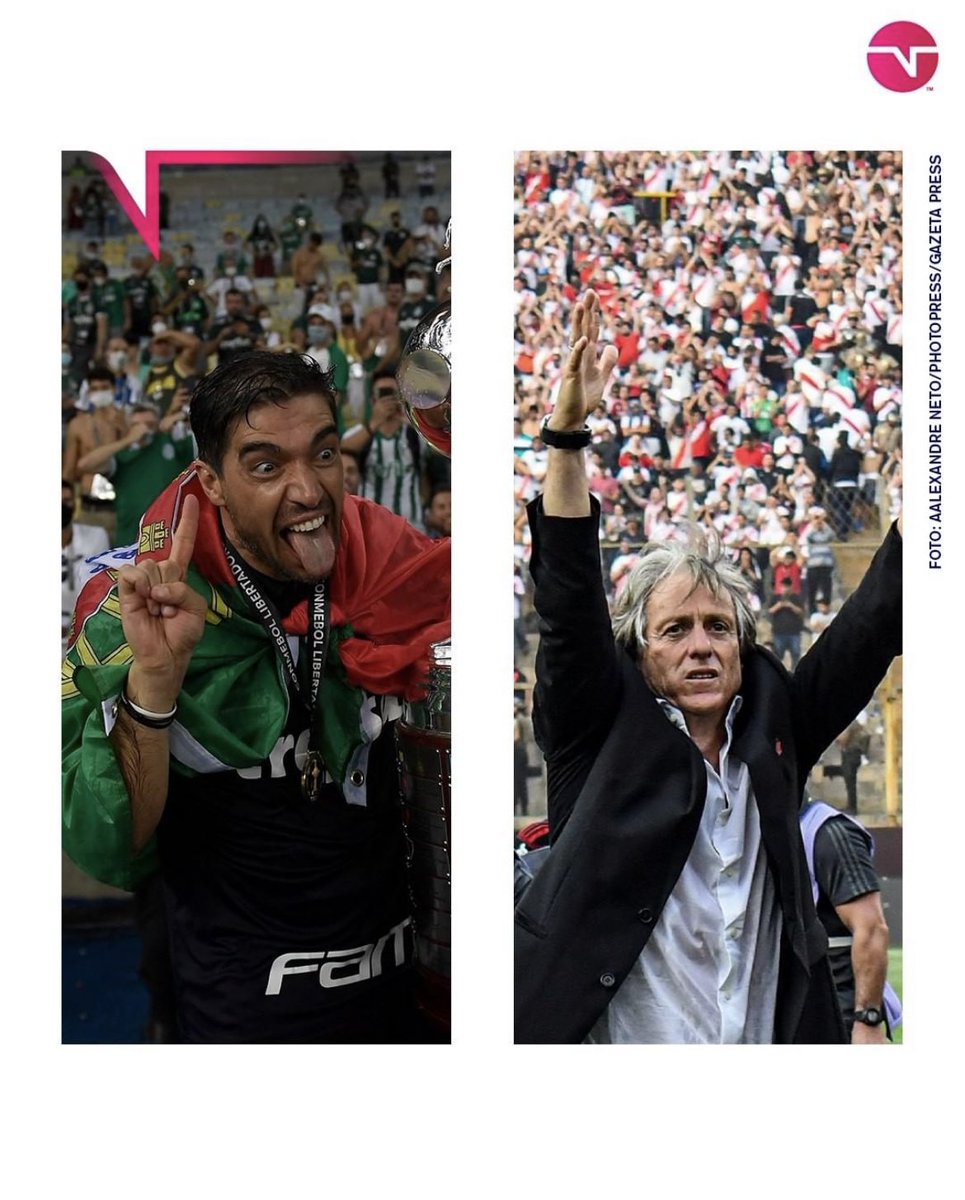 TNTandrehennig's tweet photo. Qual o melhor?🤔 
ALBEL > curte 
JORGE JESUS > comenta

Via: @TNTSportsBR 

#Flamengo #palmeiras #jorgejesus #abelferreira https://t.co/R3EjbMeHtD