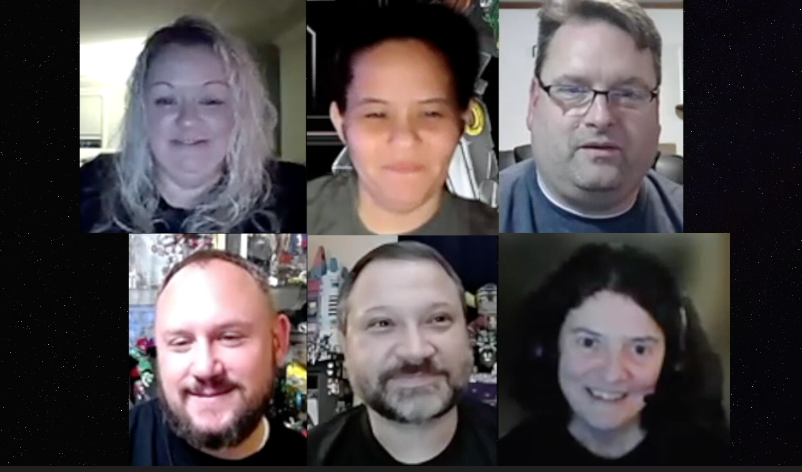 LetsVoltron's tweet photo. Our 8th Anniversary Celebration with the @VoltCon Force is here: https://t.co/YNKukKrVKs Thanks to Tara, Dani, Eric, Pete, Kyle and Shannon for joining us for the Zoom Party. You can also listen on LetsVoltron dot com #voltron #voltcon #letsvoltron #HappyNewYear https://t.co/w9Du90aJMC