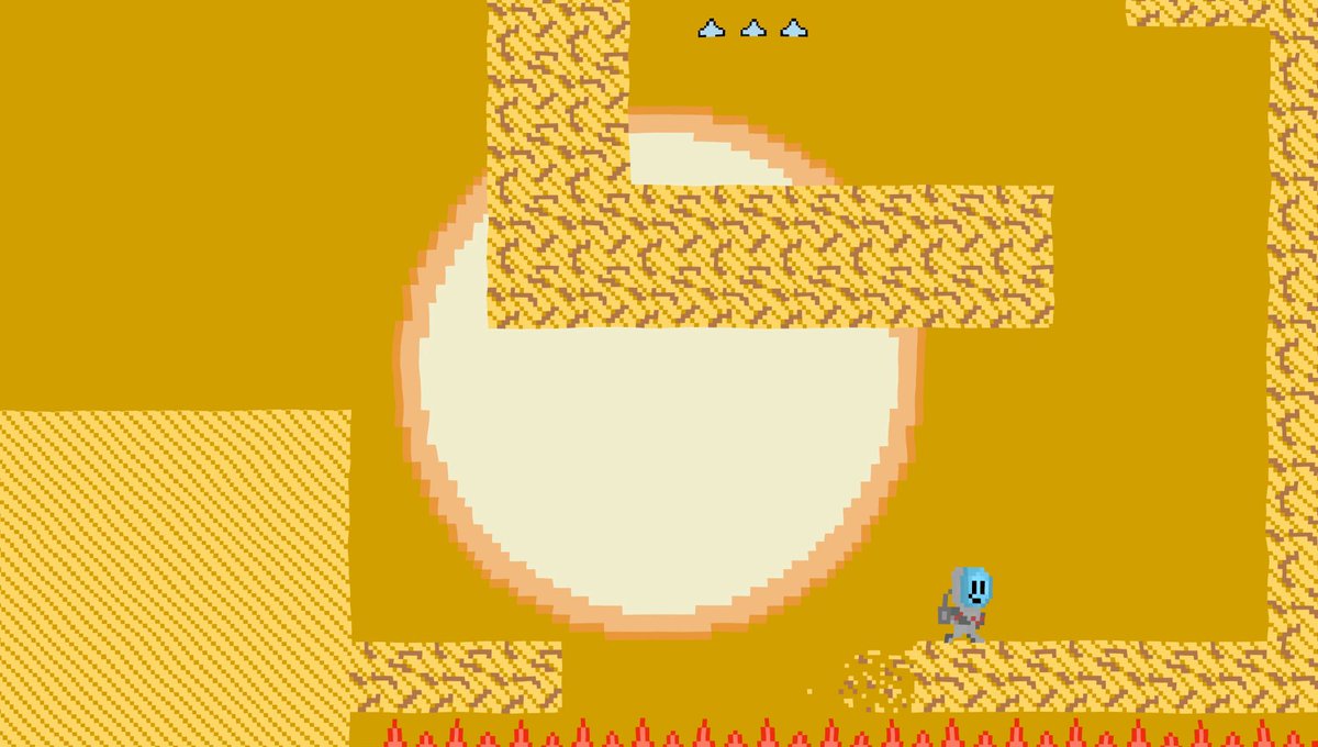 BiologgerGame's tweet photo. Day 23 of 24 of the Biologger Advent Calendar. This is the desert planet before the background. Just a giant sun ☀️🕶️ #indiedev #pcgaming #indiegames #gaming #pcgames #RETROGAMING https://t.co/b8eDezSgAa