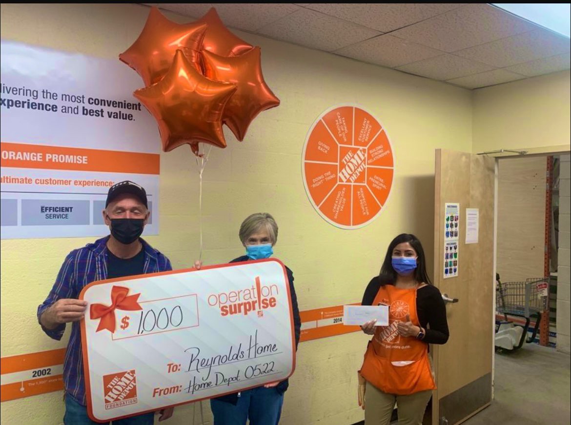 #OperationSurprise Might just be my favorite moment this year . Seeing Genesis from Humane Society of El Paso and Dorthy from Reynolds home excitement was everything♥️ #0522 <a href="/albert_miraval/">Albert Miraval</a> @Fuerstenberg15 <a href="/r_zubia/">CAMG</a> <a href="/HomeDepot0522/">Home Depot 0522</a>