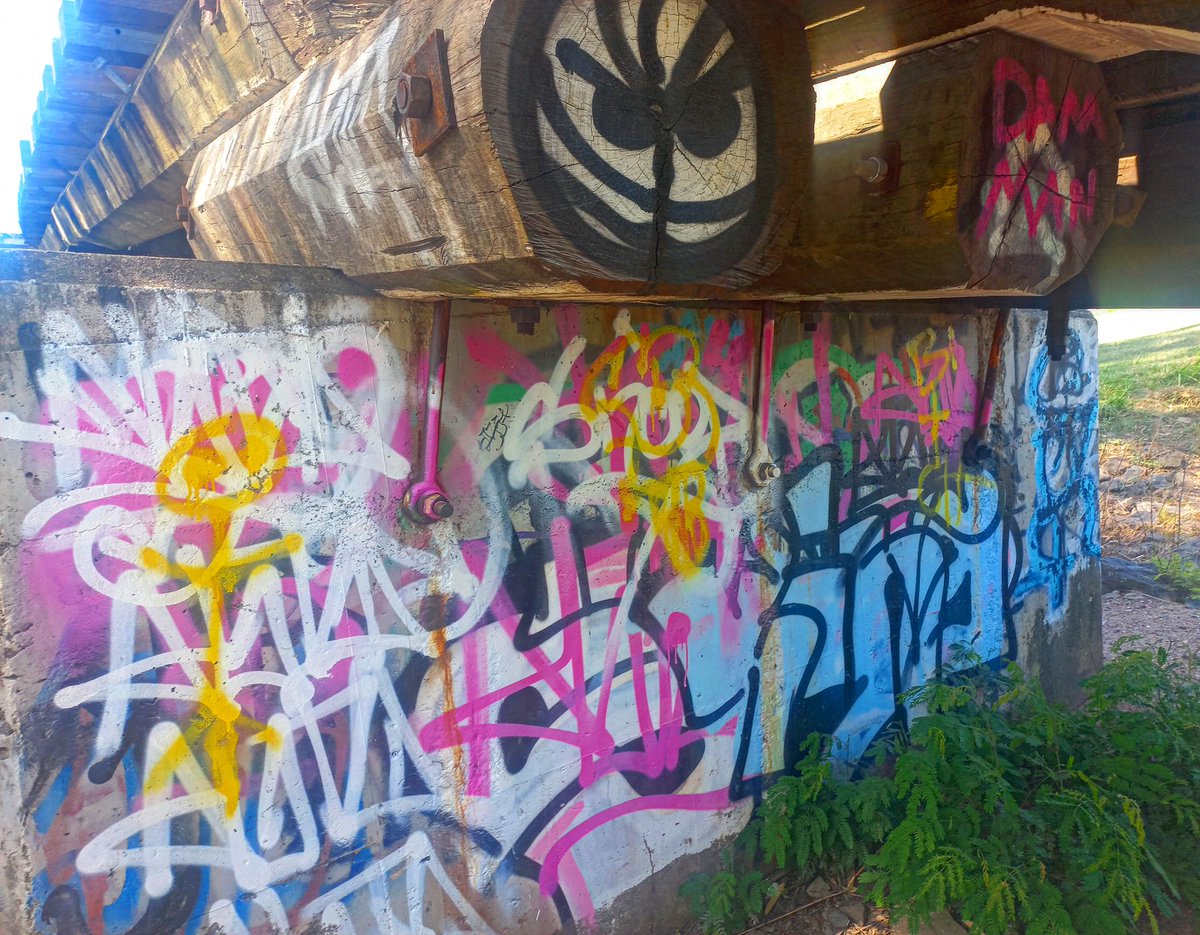 househunterzz's tweet photo. Under some train tracks 

#urbex #graffiti #art #streetart https://t.co/dq2l9BlUGj