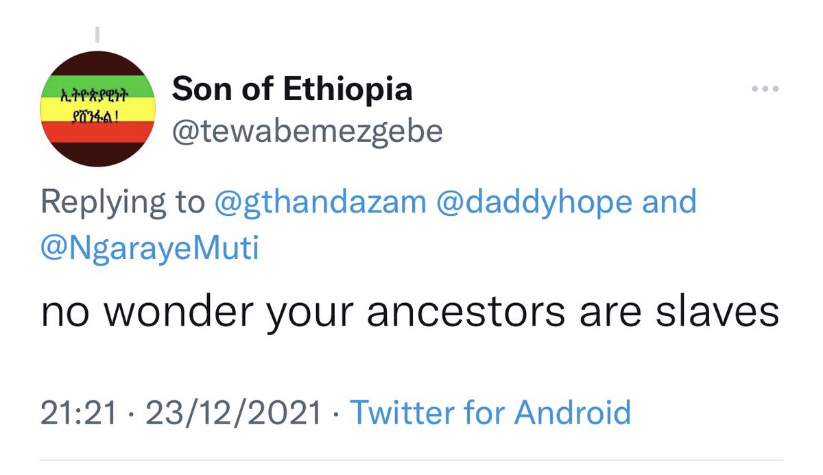 This week we have learnt a lot about how some Ethiopians lie about what is happening in Ethiopia, and anyone who pushes back on their lies and propaganda is called a Western puppet.

If you push back a little more then they become racist!

What a bunch of cowards and liars!