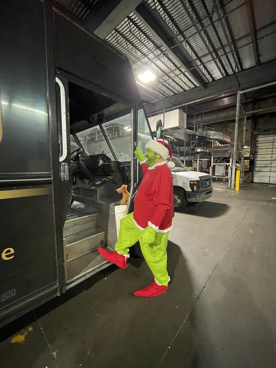 The GVD (Guerrinch Vehicle Driver) needs help in delivering safely! Honk horn to alert dogs of presence and use Handrail when entering Pkg Car to avoid Slips/Falls!