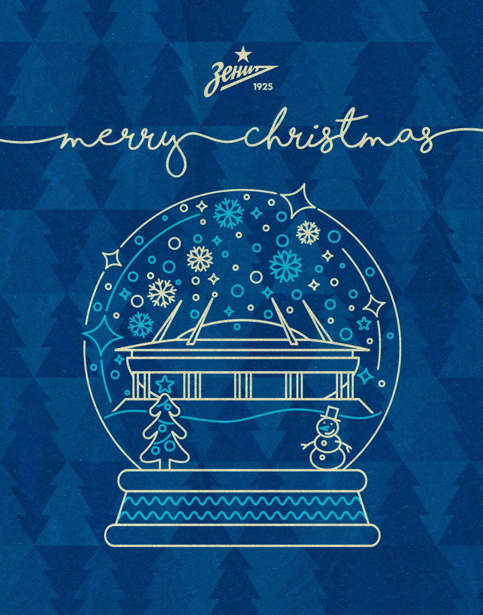 fczenit_en's tweet photo. Merry Christmas from all of us at Zenit Football Club 💙🎄 https://t.co/yWgyszKGTS