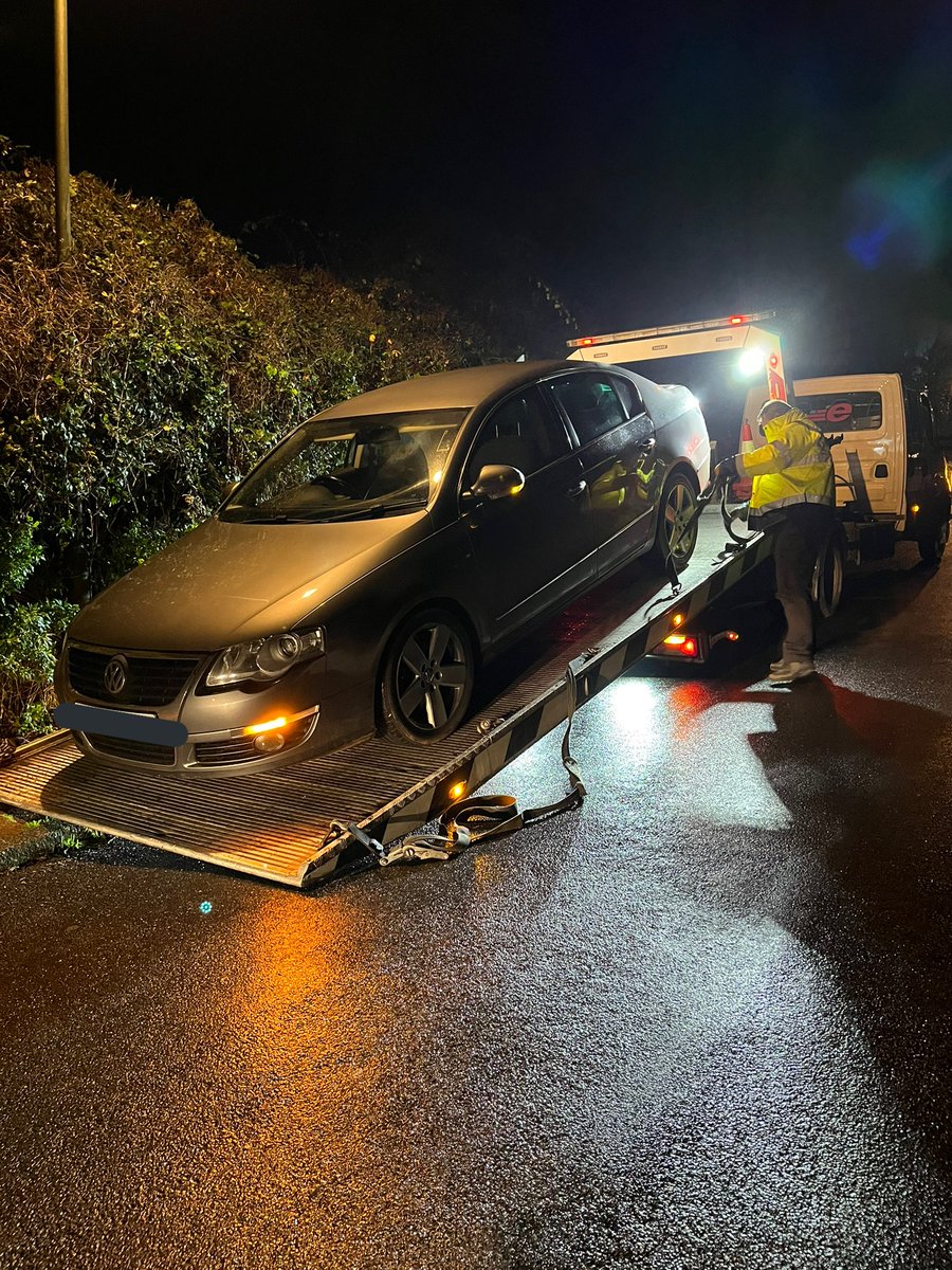 The driver of this vehicle has made off from police multiple times in the last few evenings. Diligent work by a PCSO located it this evening and it has been seized and removed from the road. @InspSouthDevon