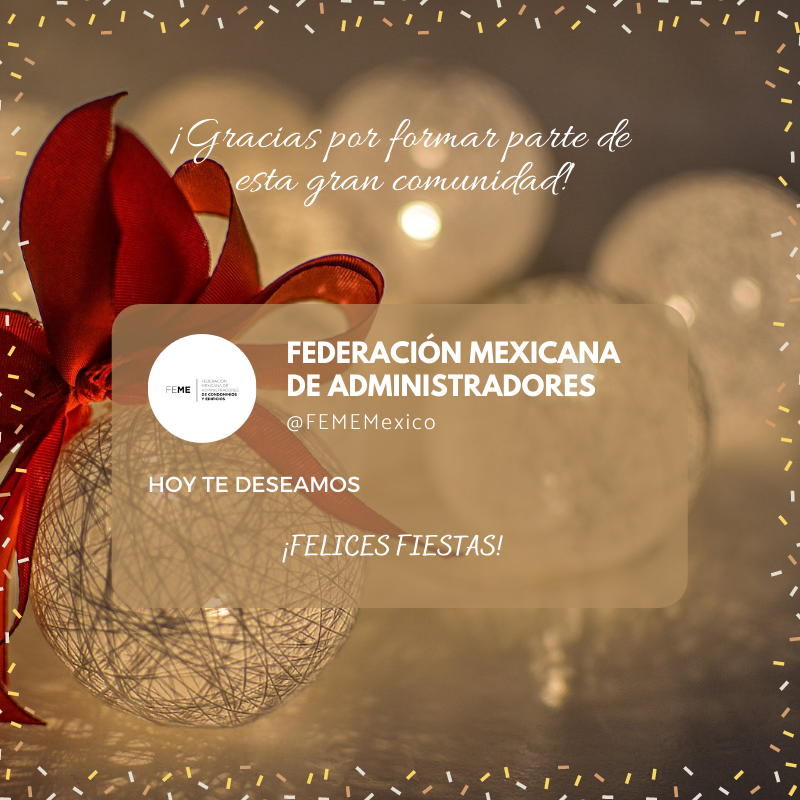 FEMEMexico's tweet photo. 🎄🎄🎄

¡Este 24 de diciembre el equipo FEME te desea unas felices fiestas! 🎅

Gracias por formar parte de esta gran comunidad.

#AvanzaFEME #FEMEMexico #FEME #AdministradoresFEME #ProveedoresFEME
#AcercateALosExpertos #NoBatalles

🎄🎄🎄 https://t.co/9LXlYmW0DF