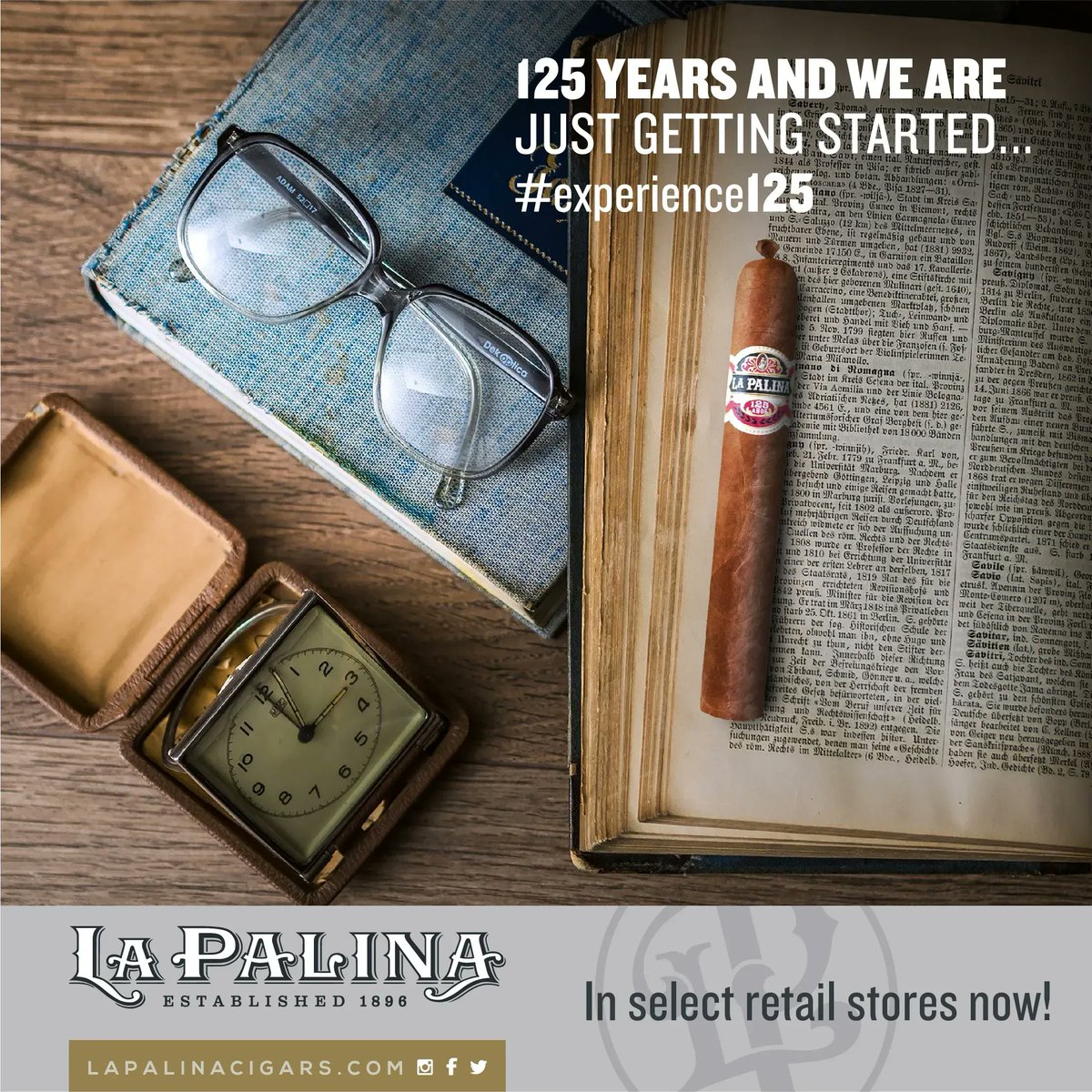 Find out what all the hype is about, the La Palina 125 Años is available at select retailers now! #celebrating125years #botl #sotl #cigaraficionado