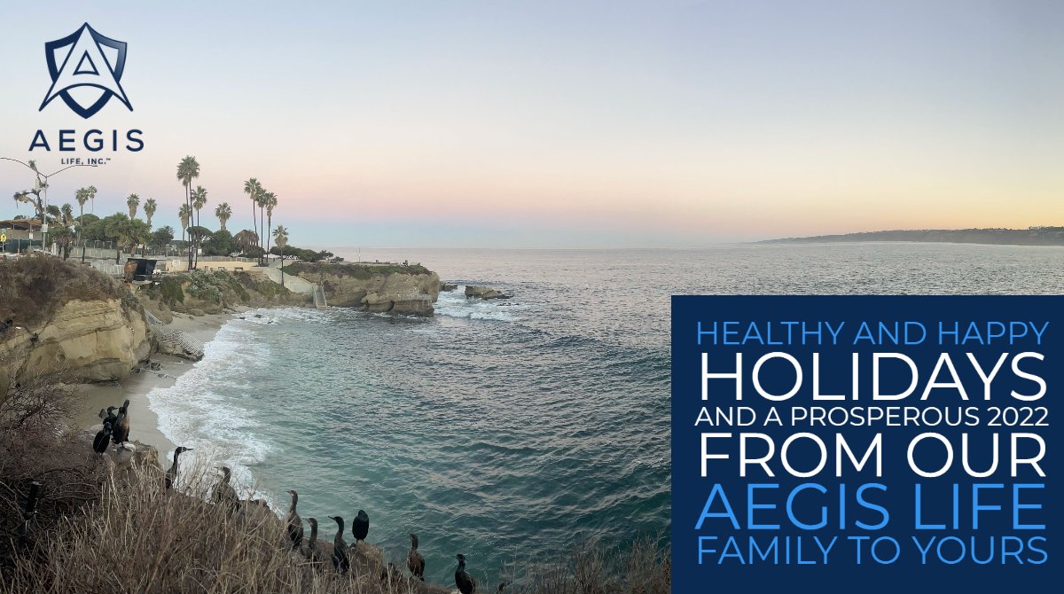 Our Aegis Life family wishes you a wonderful and healthy holiday season and all the best in 2022!
#holidayseason2021  #HappyHolidays #Happy2022