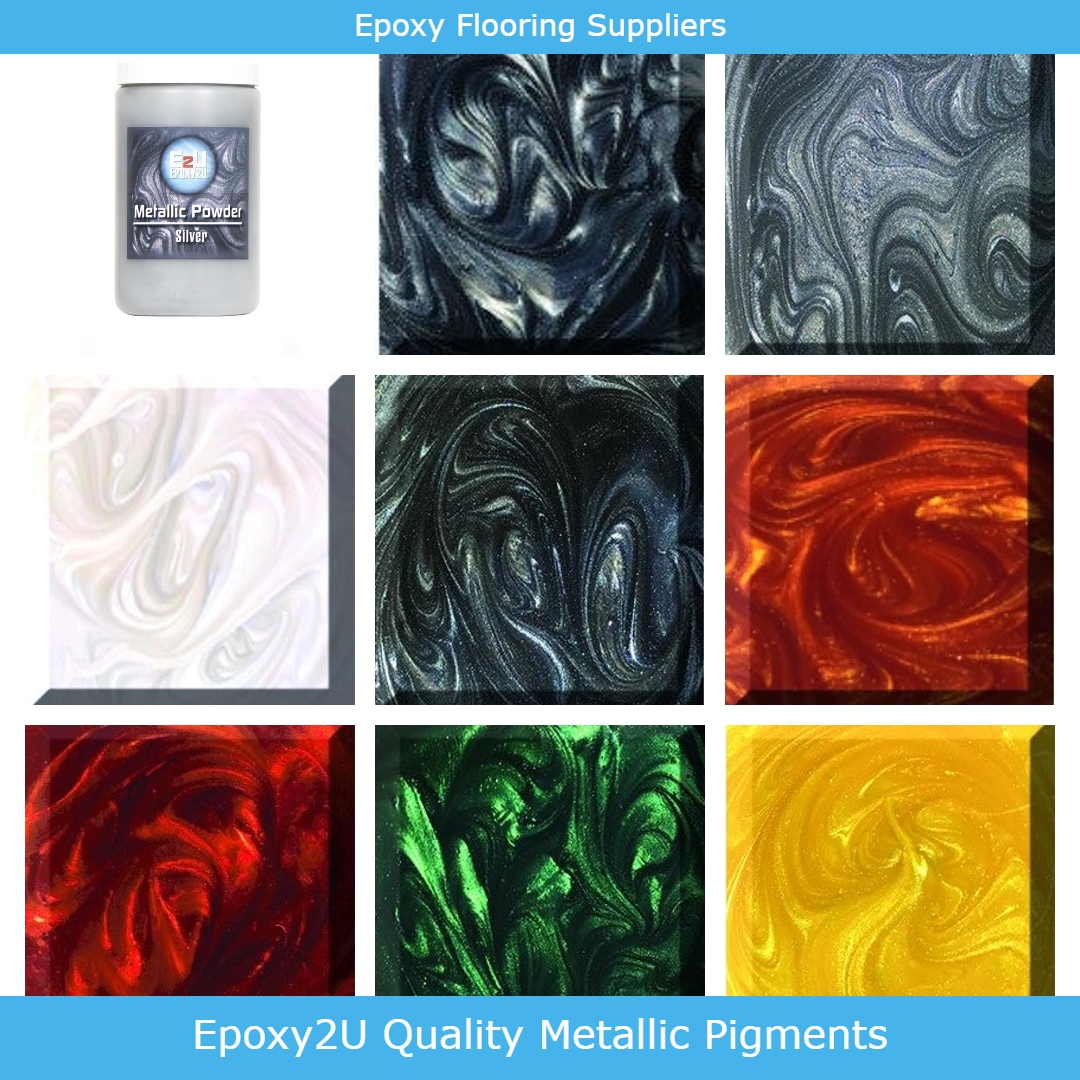 The Epoxy2U line up of quality epoxy flooring products include the Metallic Pigment range with a few samples shown in this image.

See on our listing on Google Maps;
google.com/maps?cid=83911…

posts.gle/hHmtM7

#epoxyflooringsuppliers
#Epoxy2U