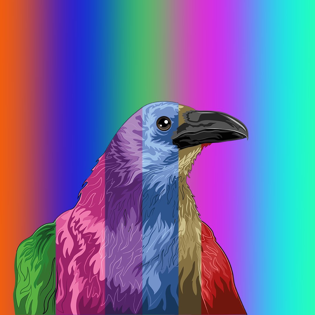 RavenOnHeaven's tweet photo. 🌈SUPER RARE RAINBOW RAVEN
💰List Price 0.025
⛓ Polygon Blockchain
⛽️ No Gas Fee
@opensea

https://t.co/zT4Gn6GcGC

#nft #nftart #nftcollector #nftcollectors #nftartist #nfts #nftartgallery #nftcollection #nftartwork #nftdrop #ravenontheheaven #rainbow https://t.co/LxqdRxAjLZ