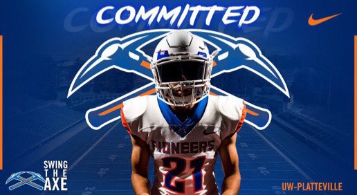 KaseReierson's tweet photo. I’m excited to announce my commitment to play football at UW-Platteville. I’d like to thank everyone who’s helped me along the way. @CoachHoover9 @Ryan_Munz @UWPlattFootball https://t.co/gVhWflCqRt