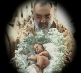 PadrepioSaint's tweet photo. "May the Babe of Bethlehem be always in your heart and fill it with love." ♡
  ~Padre Pio's Christmas Blessing https://t.co/BYVPdAeRRJ