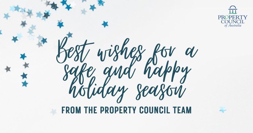Property Council of Australia (Victorian Division) (@propcouncil_vic) on Twitter photo Merry Christmas and all the best for a safe and happy holiday season.
We will be back in the office on 10 January and look forward to a bigger and brighter 2022.
Check out what's coming up here: hubs.li/Q0114Mp30 
#propertycouncilvic Merry Christmas and all the best for a safe and happy holiday season.
We will be back in the office on 10 January and look forward to a bigger and brighter 2022.
Check out what's coming up here: hubs.li/Q0114Mp30 
#propertycouncilvic