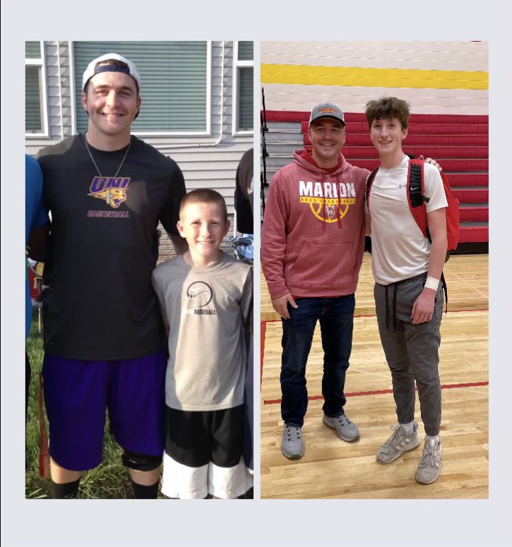 Before and after pic of the former and current record holder!