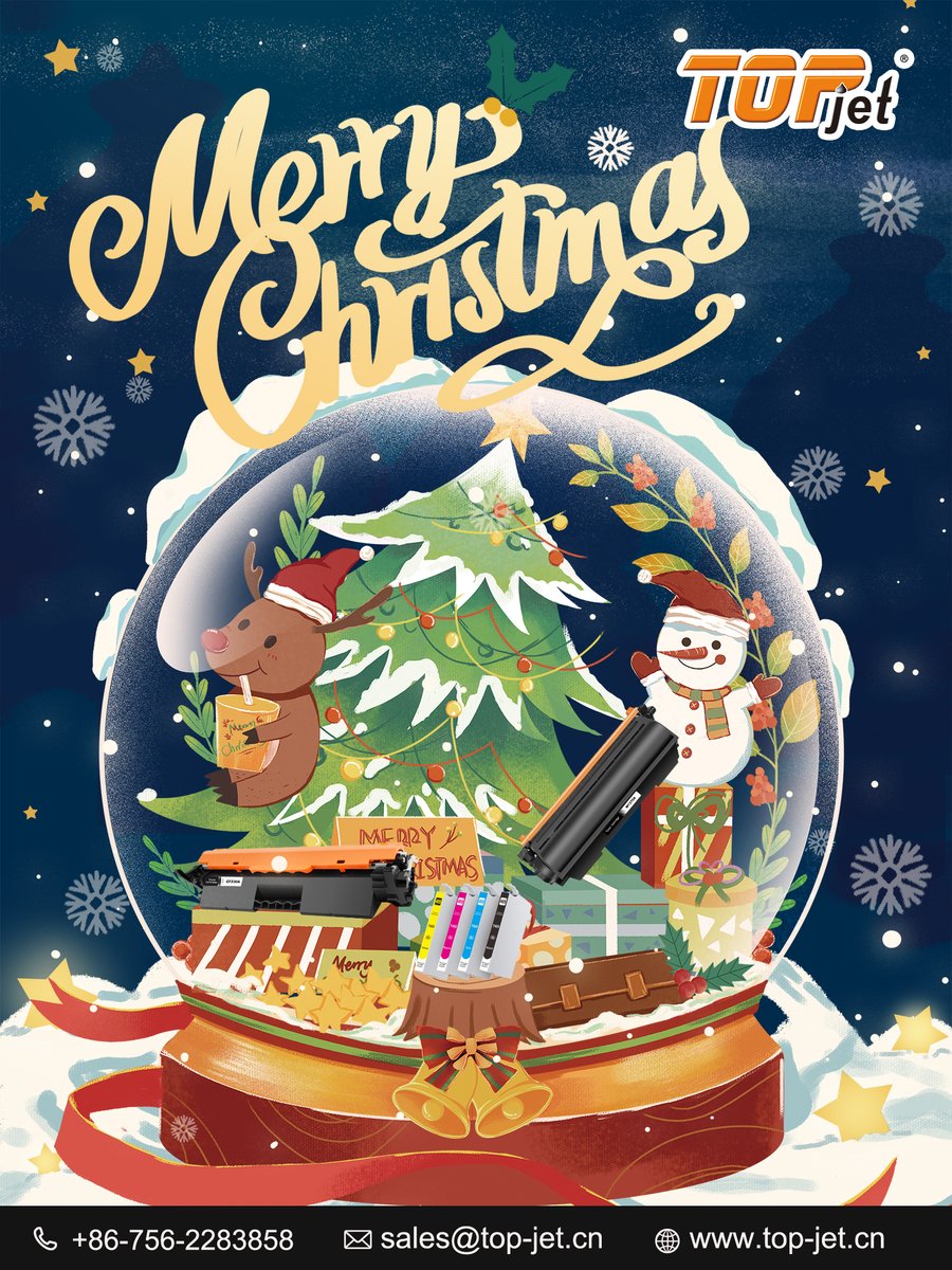 TopjetTech's tweet photo. Much #joy to you in the upcoming year.🥰
#Topjet may the warmest #wishes, #happy thoughts, and friendly #greetings come at #Christmas and stay with you all the year through.🤶⛄️
Merry Christmas and Happy New Year!!🎄

#printing #consumables #toner #cartridge #inkjet #December2021 https://t.co/ER9mhtF0mu