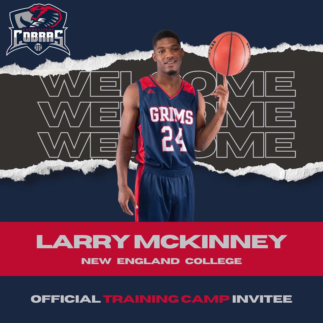 CT_Cobras's tweet photo. We are excited to announce that Larry McKinney as an official invitee to our 2022 training camp! https://t.co/L2z9zTMXbU
