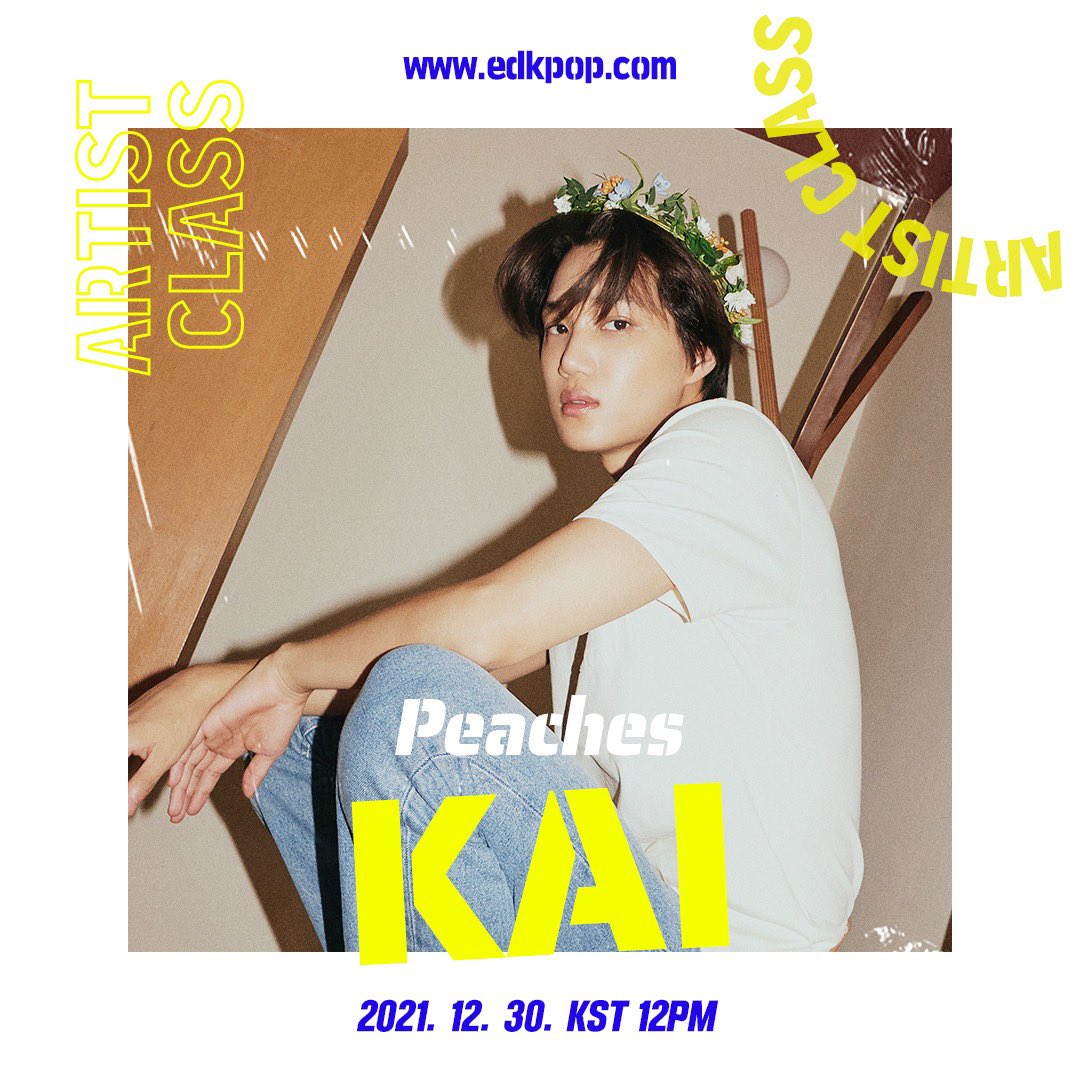 KeensAcademy's tweet photo. First ticket sale for KAI’s ED Artist Class "Peaches" is now open! Get your ticket now on https://t.co/Gni0pFoNOY

👉 Price: $19.99/ticket.
👉 1,000 tickets available.
👉 There may be a second ticket sale on December 25th, 12 PM KST if available tickets remain. https://t.co/qr7zW3olb8