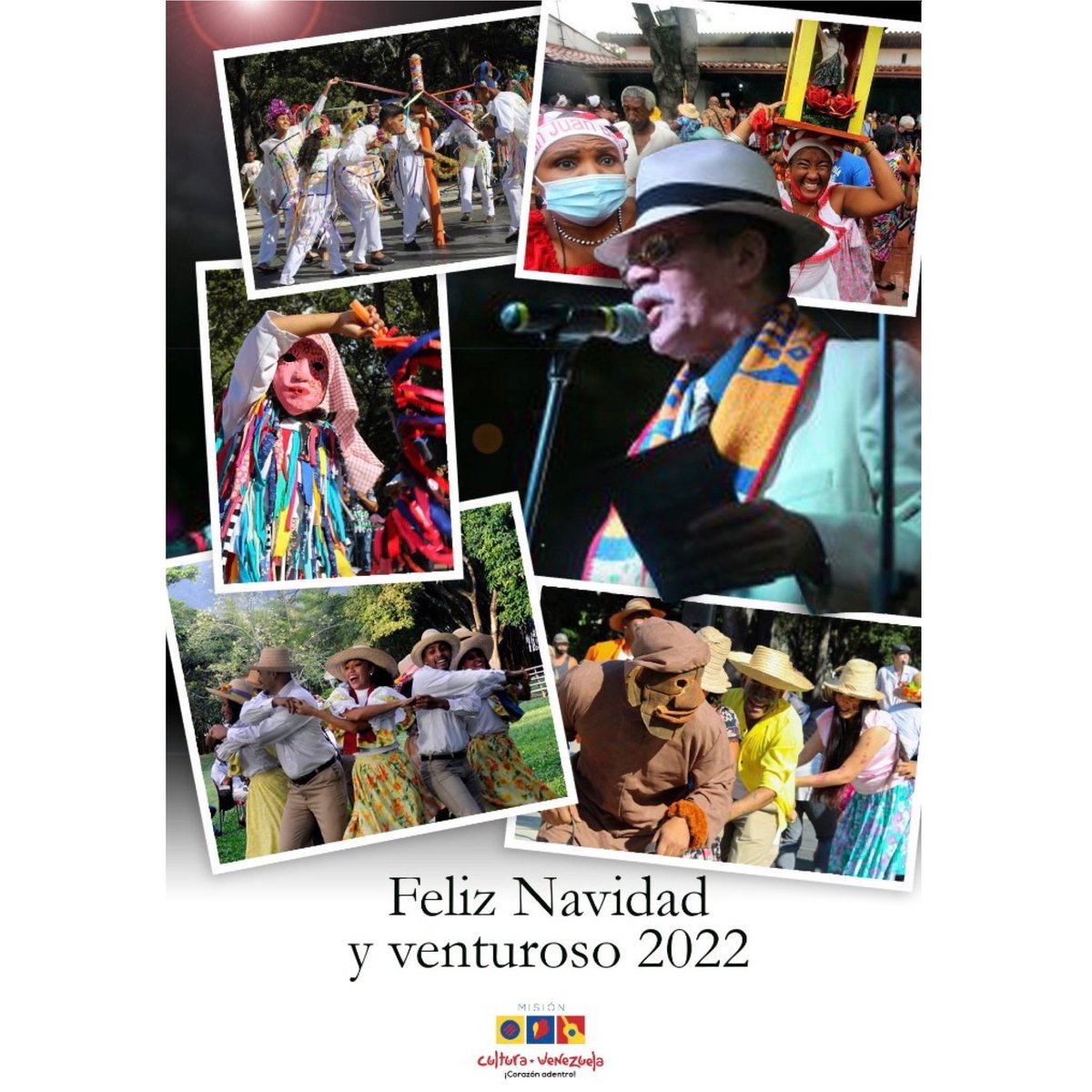 VillegasPoljak's tweet photo. Te regalo la tarjeta navideña del Ministerio del Poder Popular para la Cultura de la República Bolivariana de Venezuela.

¡Feliz Navidad y venturoso 2022!

(+San Juan Bautista) https://t.co/3kcspFdiyq