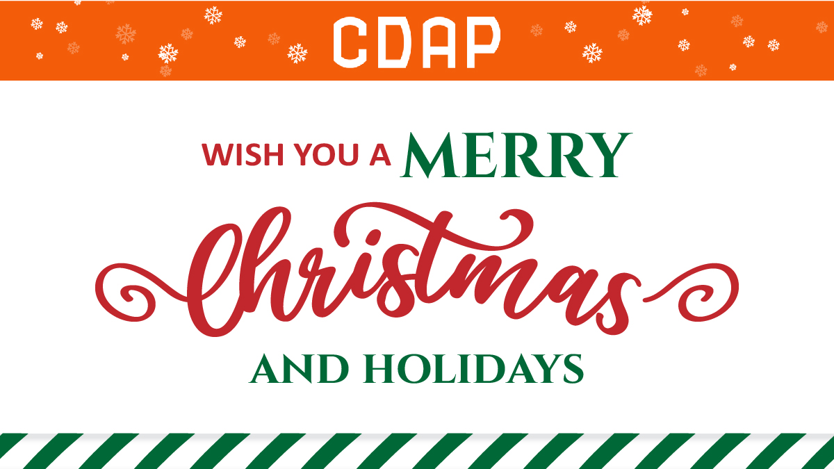 🎄CDAP wishes you a Merry Christmas and holidays in the company of the people you love and love you. Keep enjoying! 🐝🥳❤️#CDAP #Together #Christmas 🎁